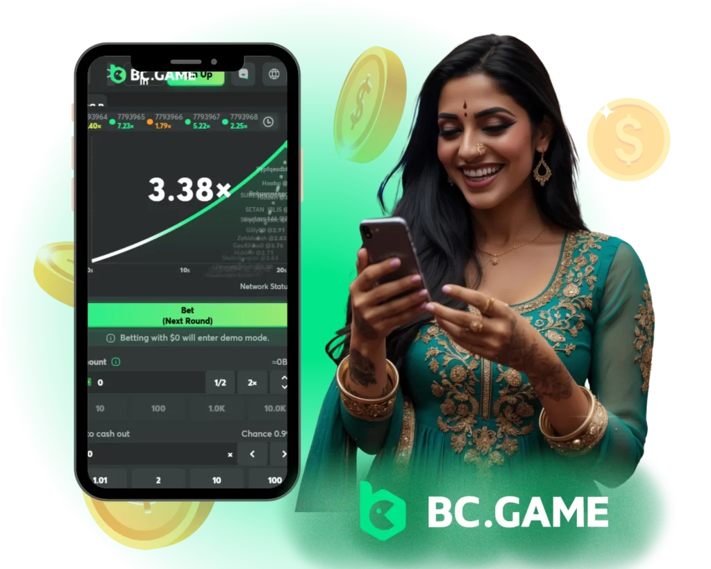 How to start play BC Game Crash?