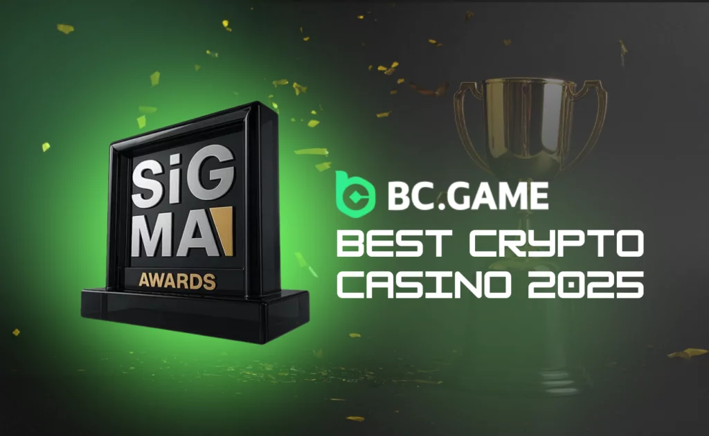 BC.GAME Named Best Crypto Casino